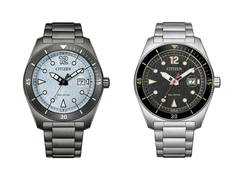 Pictured, from left to right: Citizen AW1887-56L and AW1888-53E. (Image source: Joyeria Pato)