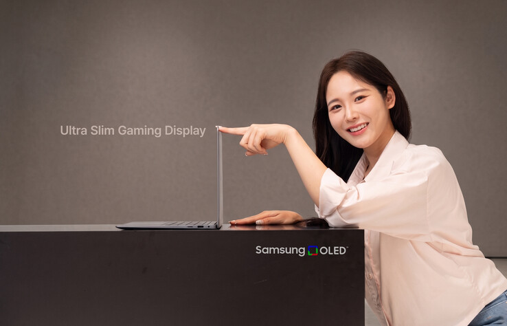 The 'Ultra Slim' OLED laptop panel is still in development.