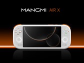 The Air X costs around $70 in China. Pictured: a promo image of the gaming handheld. (Image source: Mangmi - edited)