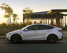 The Model Y in Pearl White. (Image source: Tesla)