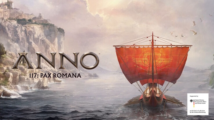 Anno 117: Pax Romana, sponsored by the Ministry of German Economic Affairs
