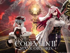 Promotional banner for Code Vein II Ver. 2.0 update and Mask of Idris DLC.