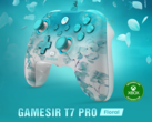 The GameSir T7 Pro features a a floral-patterned matte shell and semi-transparent design (Image source: GameSir)