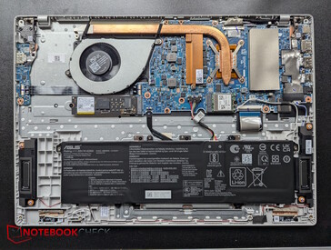 Inside: Single fan cooling system