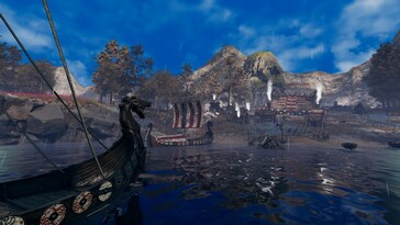 An image showing longships in Frozenheim.
