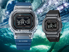 Casio's blue GBX-H5600-2 (left) and black GBX-H5600-1 (right).