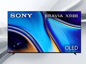 65-inch Sony Bravia 8 OLED TV front is shown (Image source: Sony)