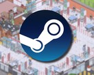 An image showing the game Project Hospital and the Steam logo.