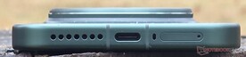 lower housing side (speaker, USB port, microphone, SIM slot)