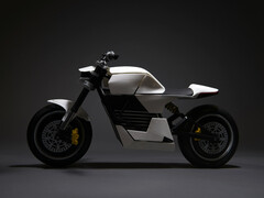 A representative electric motorcycle.