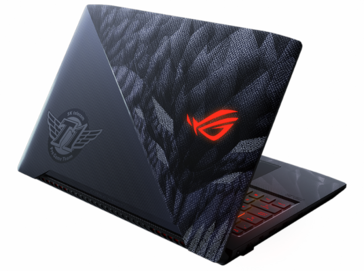 The branded display lid of the Strix SKT T1 Hero edition (Source: Asus)