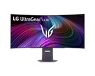 The LG 45GX90SA-B 45-inch Ultragear OLED curved gaming monitor, now discounted to $999.99 at Best Buy. (Image source: LG)