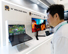 Samsung Display showed a 16-inch 2.5K OLED laptop panel running at up to 300Hz, the first laptop OLED to hit that refresh rate.