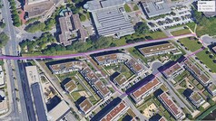 GNSS test trip: city