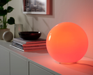 An IKEA Kajplats smart bulb in an IKEA Fado lamp. (Image source: IKEA)