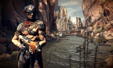 An image showing a character in Rage