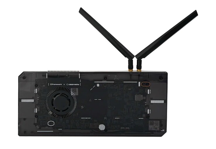 The mainboard can be installed in the Framework Laptop 13 or a mini PC case (Image source: MetaComputing)