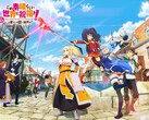 Key visual for Kadokawa’s upcoming free-to-play KonoSuba mobile RPG.
