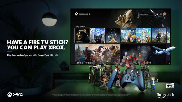 The Xbox TV app for Fire TV brings cloud gaming to a lot of households. (Image source: Microsoft)