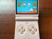 The Miyoo Mini Flip appears to have a smaller d-pad than the regular Miyoo Flip but the same-sized ABXY buttons. (Image source: GameboyJuntaro - edited)