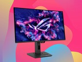 The Asus ROG Strix (XG27ACDNG) QD-OLED gaming monitor features a built-in heatsink to protect against the display from overheating. (Image source: Asus, Unsplash, edited)