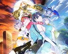 Key promotional artwork for Digimon Story: Time Stranger.