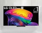 Front of 83-inch LG C6 Tandem OLED TV shown