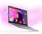 Pictured - the Lenovo Yoga Slim 7i Aura Edition against a white background.