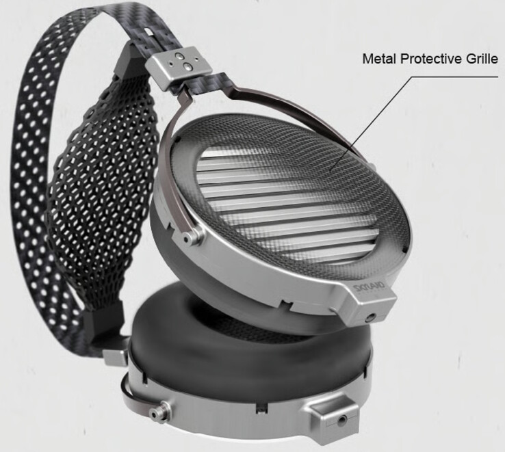 The Moondrop Skyland uses an open-back design with a fine wire mesh cover for audio transparency. (Image source: Moondrop)