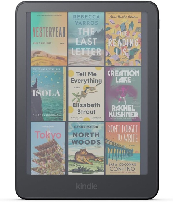 The Kindle Colorsoft has an improved display with better clarity and uniformity.