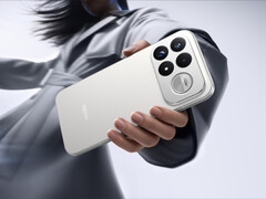 The Redmi K100 Pro Max features the 2.1-channel speaker setup with Sound by Bose. Pictured: a promo picture of the phone showing its rear.