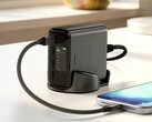 This Satechi 140 watt GAN Fast Charger can output a maximum of 140 watts at a time.