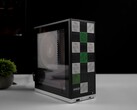 Framework Desktop modular mini-PC with AMD branding and custom tile front panel design (Image source: ETA PRIME)