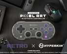 The Hyperkin Pixel Art Wireless Controller is a modern take on the SNES controller. (Image source: Hyperkin)