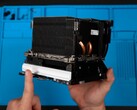 A screengrab of the Steam Machine's large heatsink on top of its I/O and PSU units