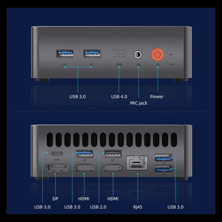 The Ninkear L20 Mini PC sports a healthy array of ports.