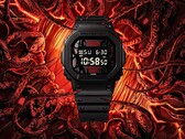 Casio’s Stranger Things collaboration watches (DW-5600STT-1 pictured) have been listed in Europe. (Image source: Casio)