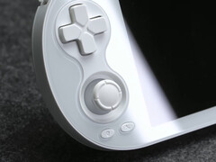 The Anbernic RG Vita in its white finish.