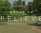 The first Tesla ad is titled 'Drive to Believe' (image: Tesla Asia/Twitter)