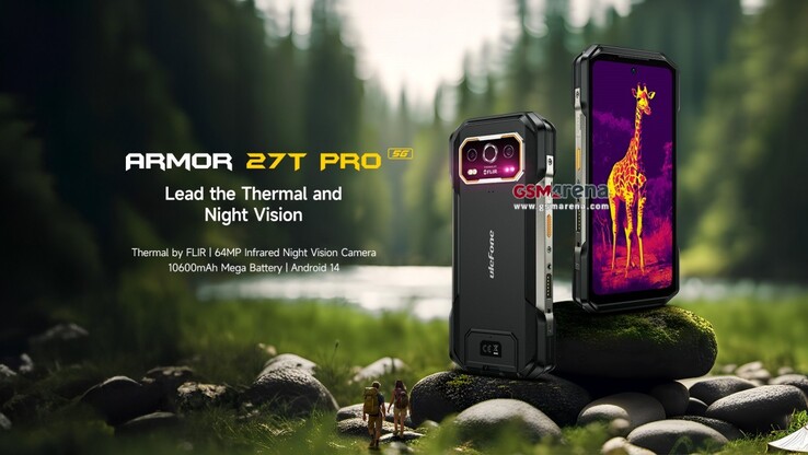 The Armor 27T Pro is not particularly thin. (Image: Ulefone, via GSMArena)
