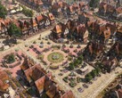 An image showing a public square in Farthest Frontier.