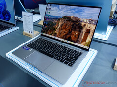 Pricing and availability details of the GeekBook series are still under wraps. Pictured: the X14 Pro. (Image source: Marc Herter / Notebookcheck)
