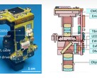 Photograph and cross-sectional profile of Miniscope extra Large FOV (MiniXL). Image source: UCLA via Science Advances; cropped