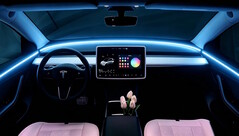 The Star Ring Tesla light kit adds lighting effects and safety features to Tesla 3 and Y EVs.