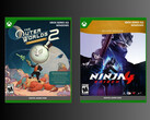 The Outer Worlds 2 and Ninja Gaiden 4 Xbox retail boxes are shown (Image source: PNP Games)