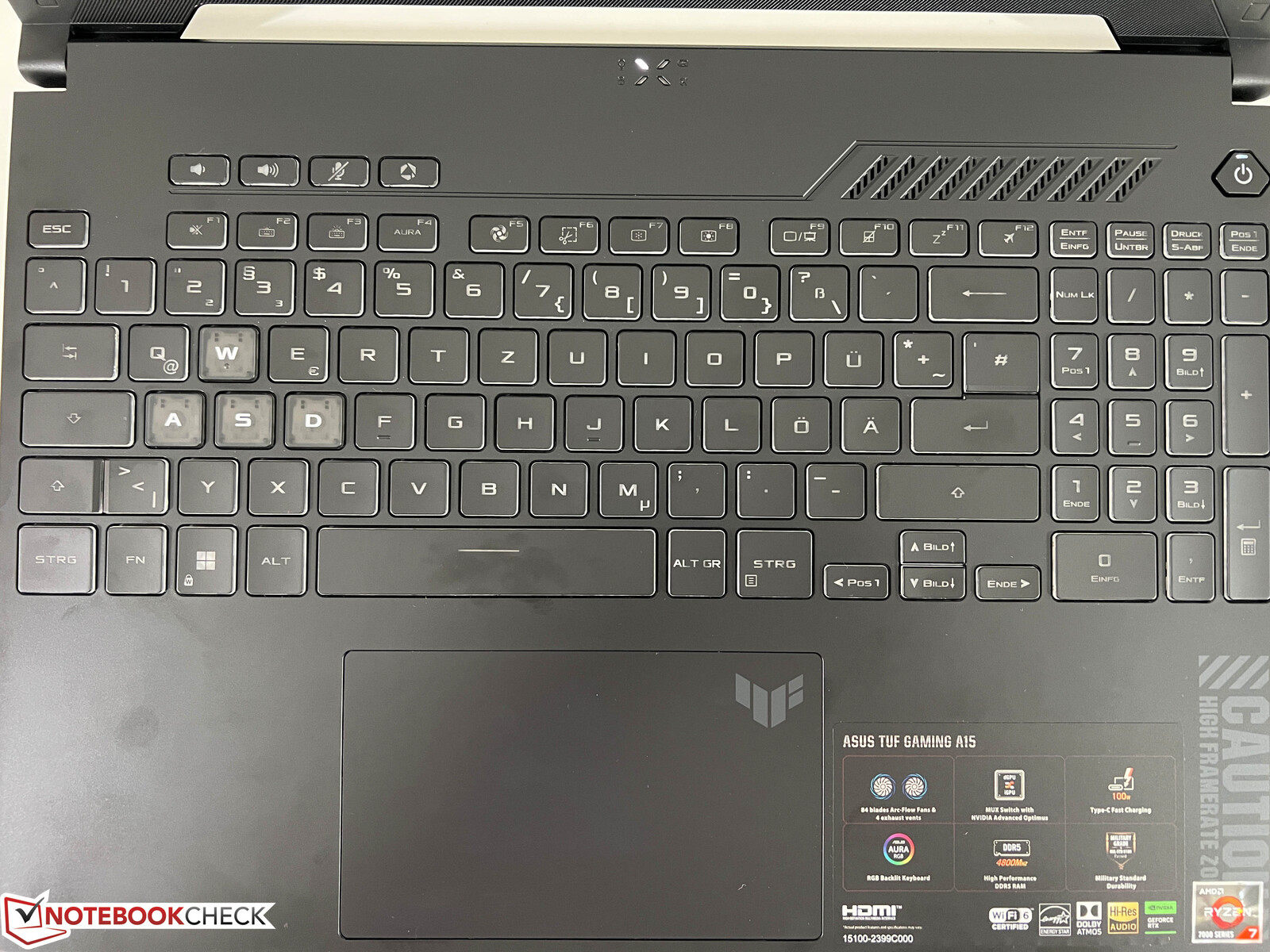 Asus TUF Gaming A15 laptop review - A budget gamer with an RTX 4050 and ...