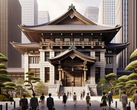 Japanese courthouse (Source: DALL·E 3-generated image)