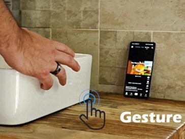 Gesture control is possible.