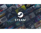 A promotional image for Steam with its logo in the middle displayed against a background various game covers. (Image source: Steam)