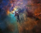 An image showing the Lagoon Nebula.